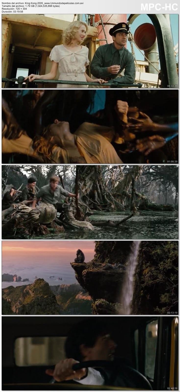 Capturas de la película.