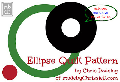 Ellipse Quilt Pattern by www.madebyChrissieD.com