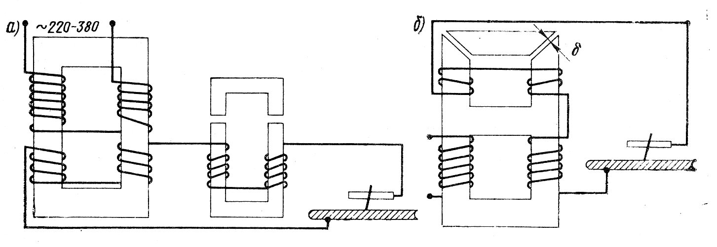 Схема сварочных трансформаторов с регулятором