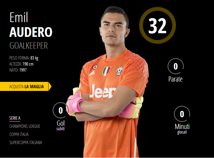 Maglia Home Sampdoria EMIL AUDERO Maglia Home Sampdoria EMIL AUDERO