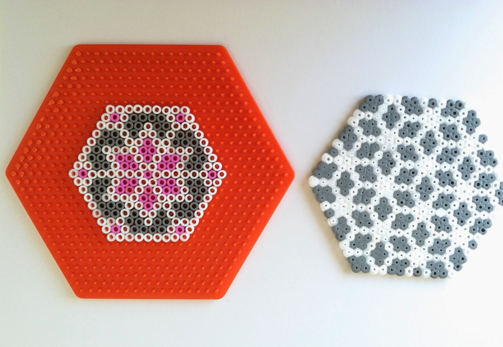 Harvesting Hart DIY Pretty Perler Hama Bead Coaster Tutorial
