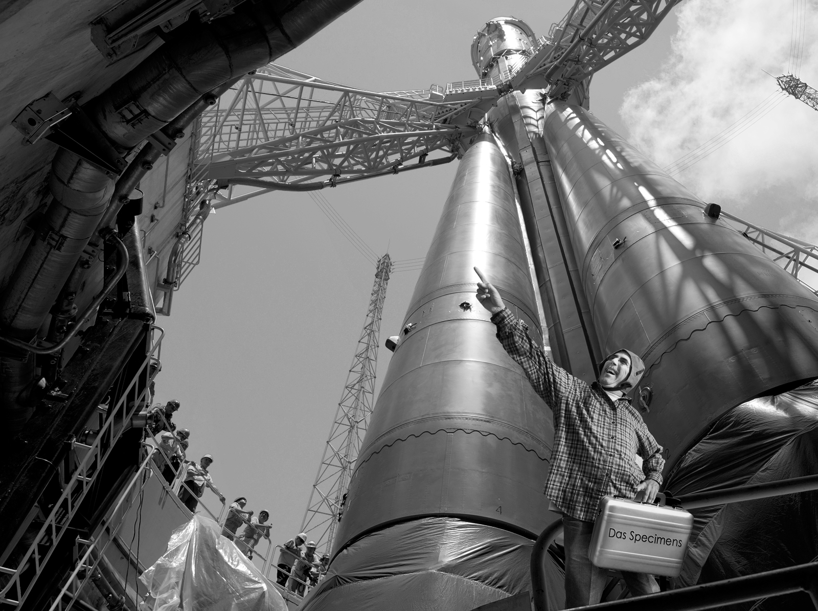 Boarding Rocketship Cuban Cosmonaut
