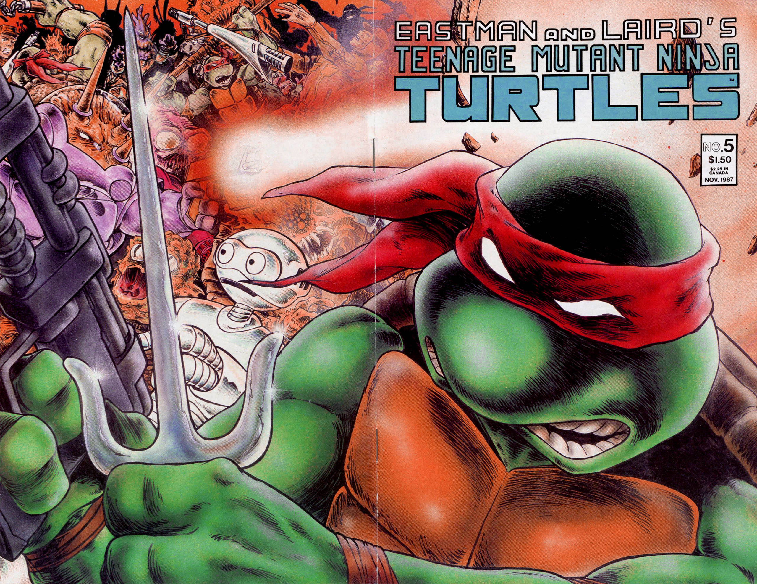 Read online Teenage Mutant Ninja Turtles (1984) comic -  Issue #5 - 1