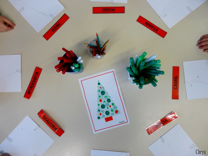 Le Journal de Chrys Carte Sapin de Noël
