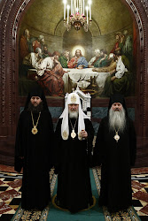 Святейший Патриарх Кирилл, епископ Даниил, епископ Тихон