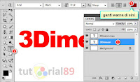 Cara mudah membuat tulisan 3D di Photoshop