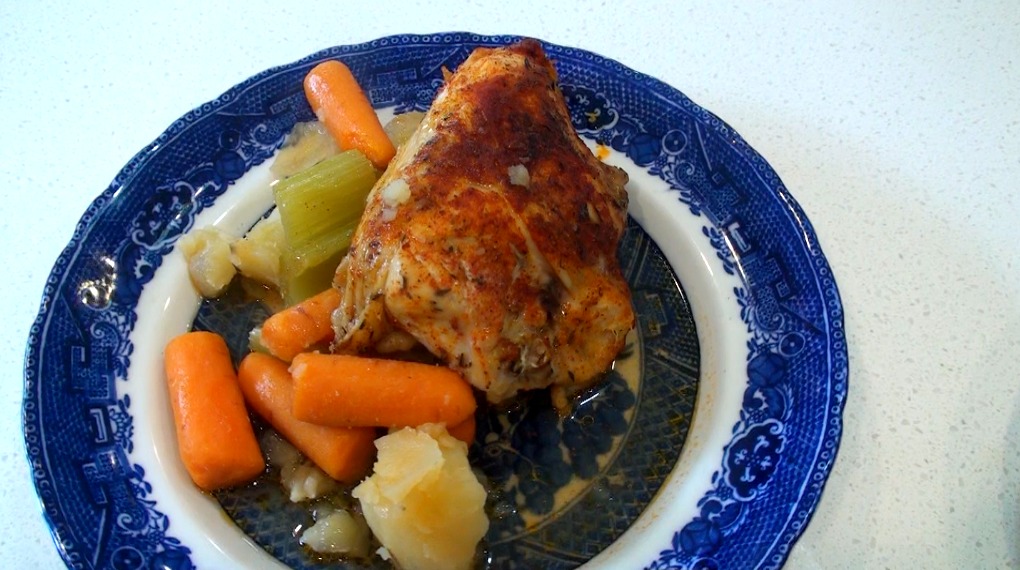 Slow Cooker Roast Chicken with Vegetables The Daily Connoisseur