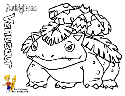 Bulbasaur coloring page 5