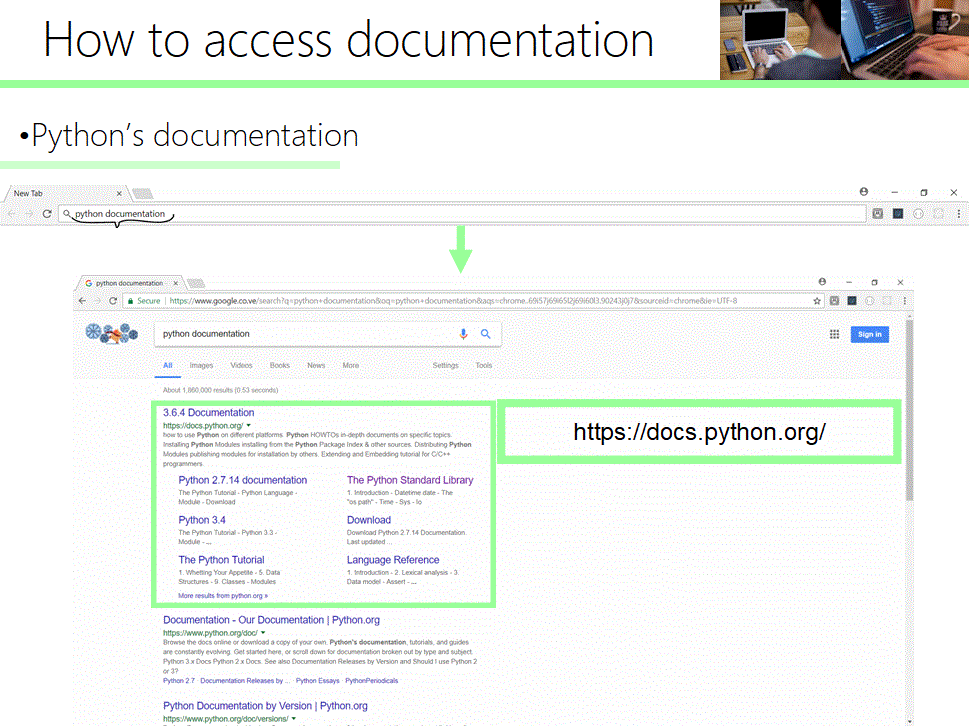 Documentation Python