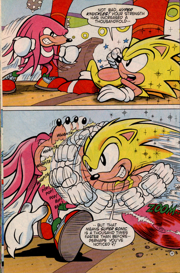 Read online Super Sonic vs. Hyper Knuckles comic -  Issue # Full - 21
