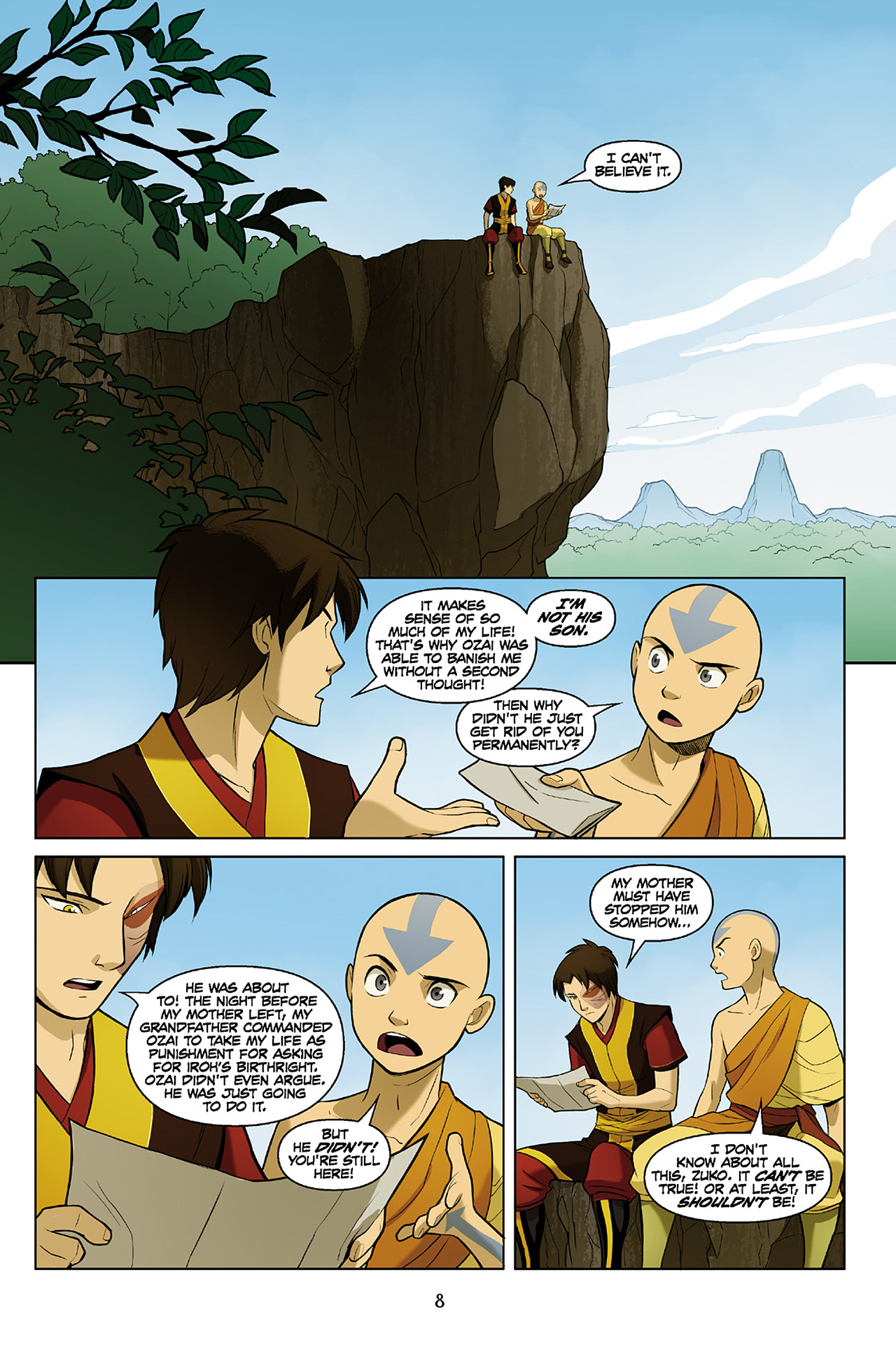 Read online Nickelodeon Avatar: The Last Airbender - The Search comic -  Issue # Part 2 - 9
