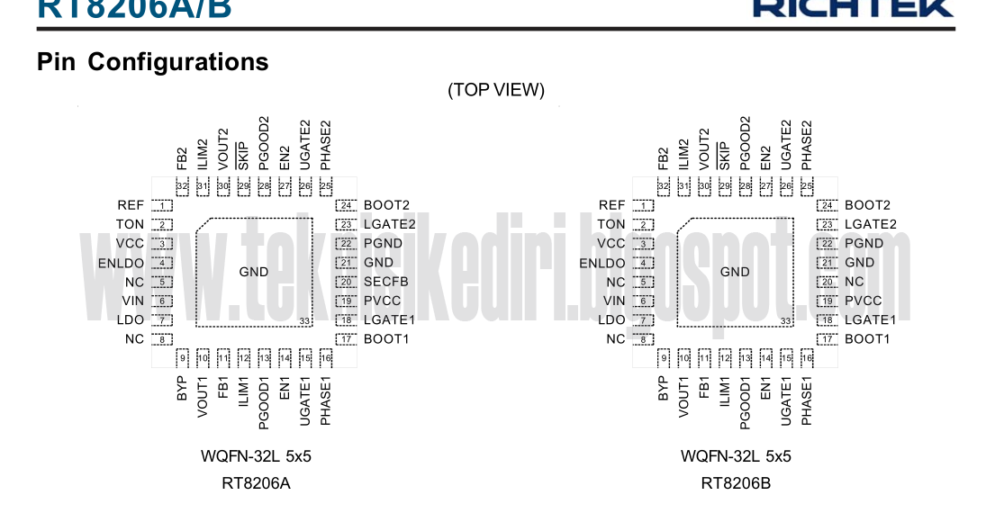 All Datasheet RT8206A RT8206B - TeknisiKediri.com