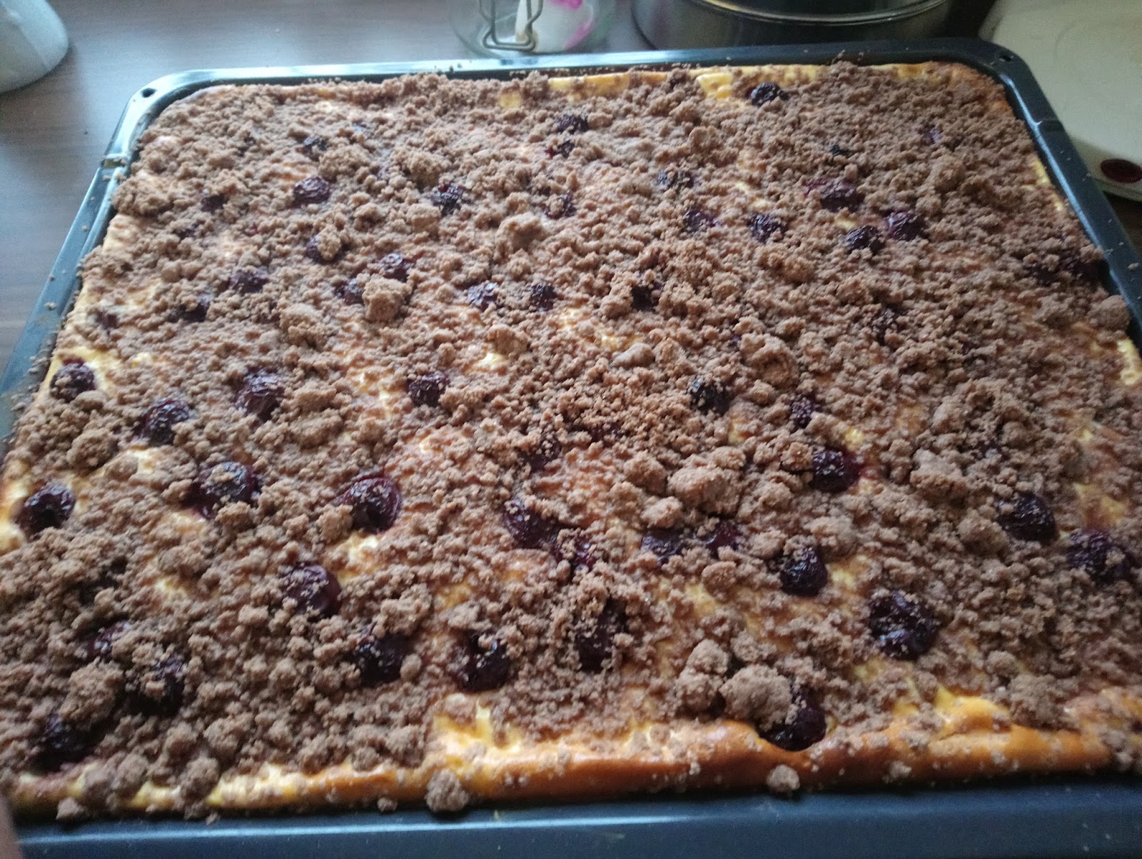Leckere Rezepte: Kirschstreusel