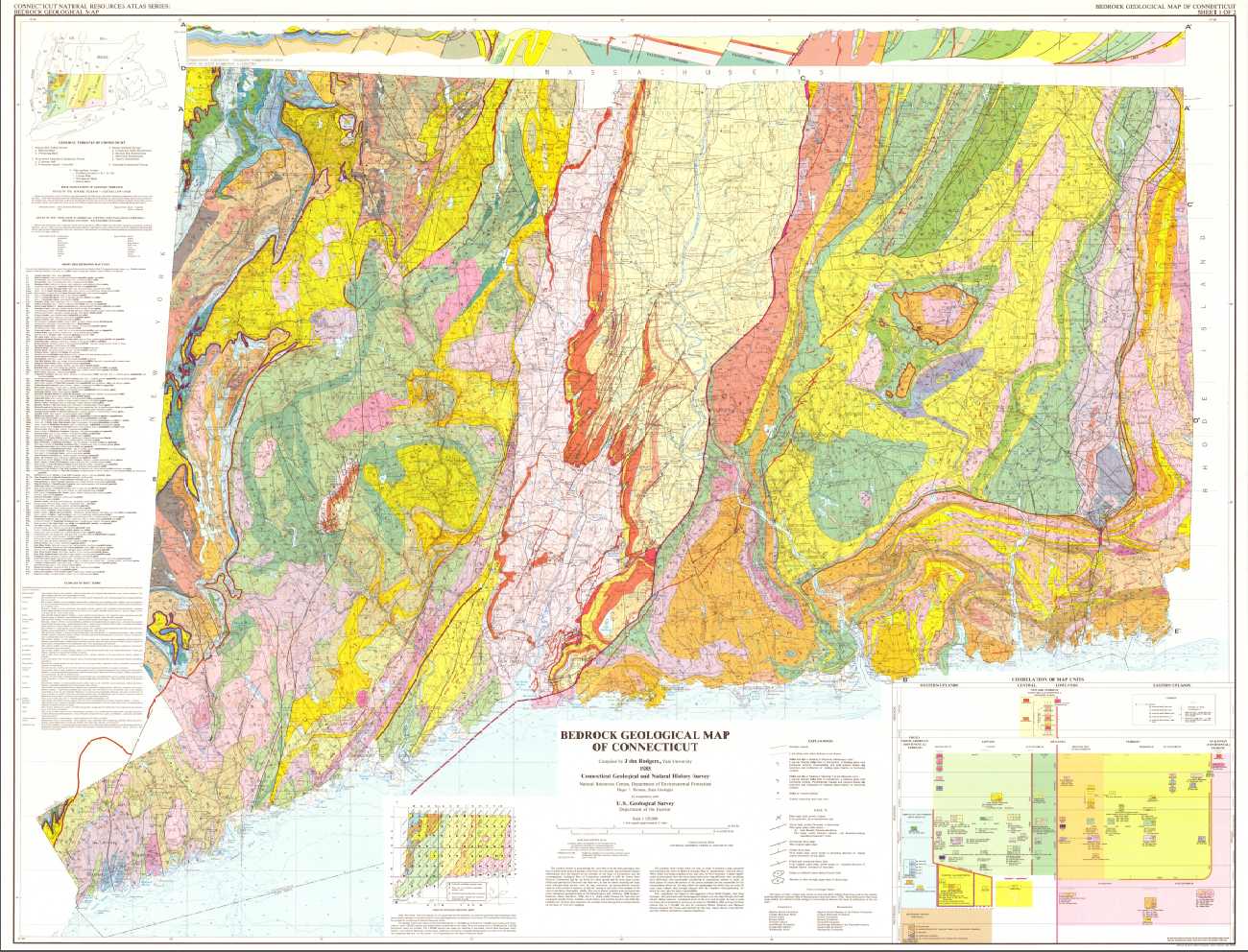 West Rock Trails: Natural Features: Geology, Geography, and Judges Cave