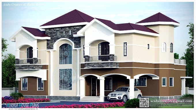 Modern Style Kerala Home Design 3518 sq.ft.
