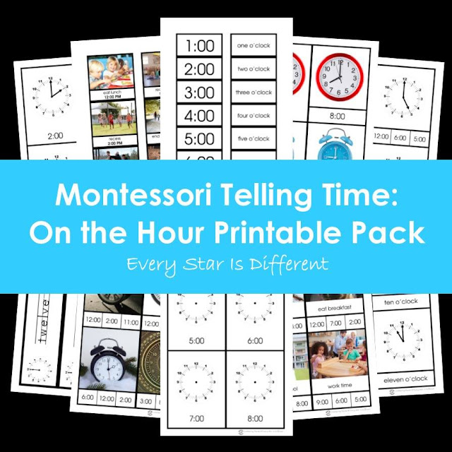 Montessori Telling Time on the Hour