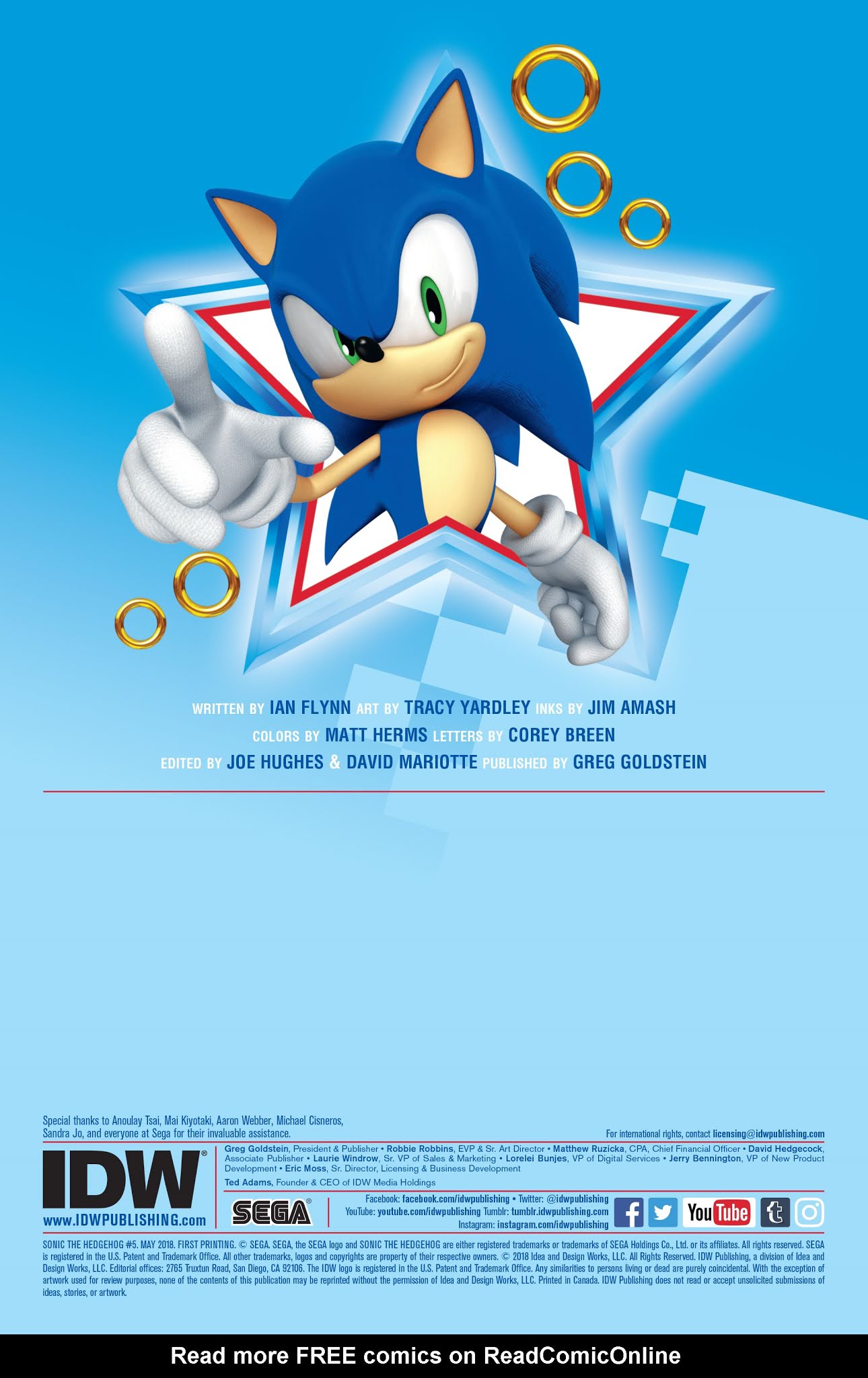 Read online Sonic the Hedgehog (2018) comic -  Issue #5 - 2