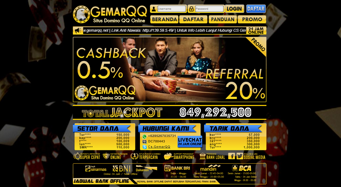 GemarQQ Situs Bandar QQ Online Terpercaya Indonesia GemarQQ Situs Bandar QQ Online Terpercaya Indonesia