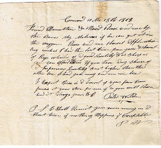 Letter to Alvah Bush, Albany New York, from her sister, M. M. Bush, Cooperstown, New York 1843
