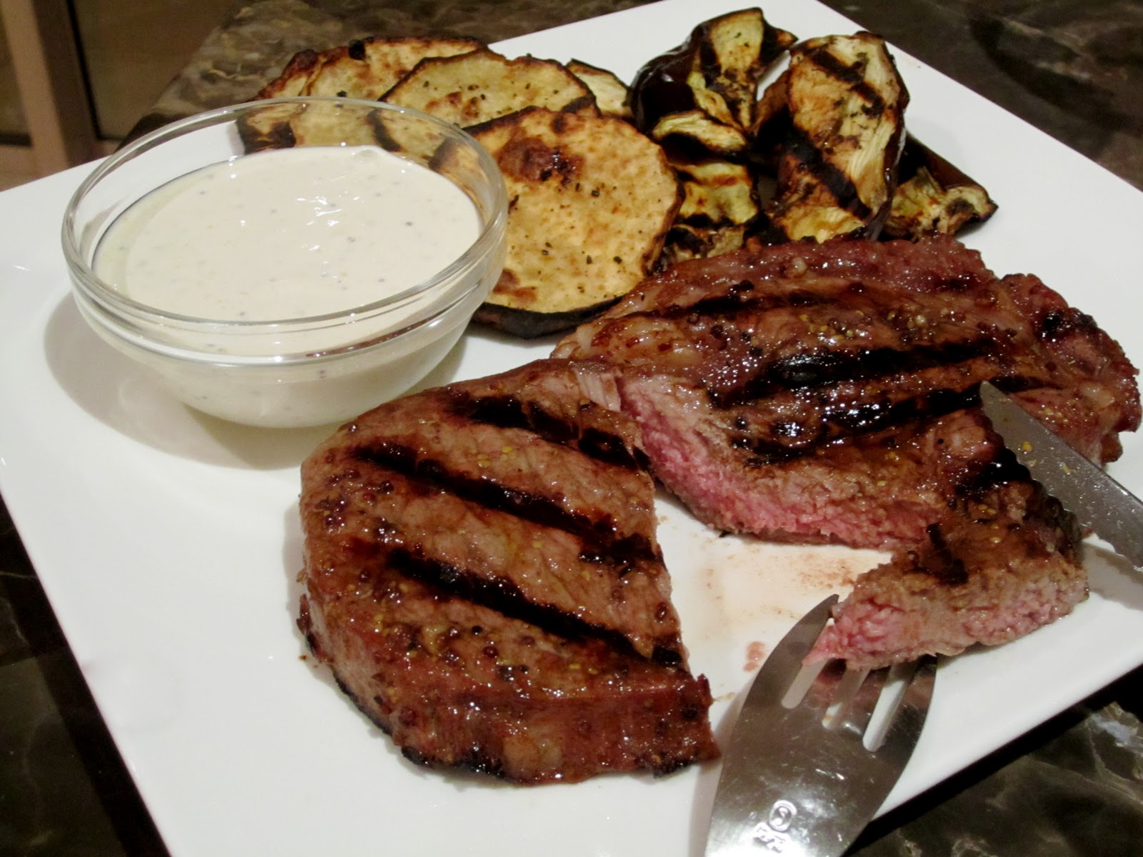 OH MY BLOG, that was delicious! Bistro Steak with Horseradish Dip