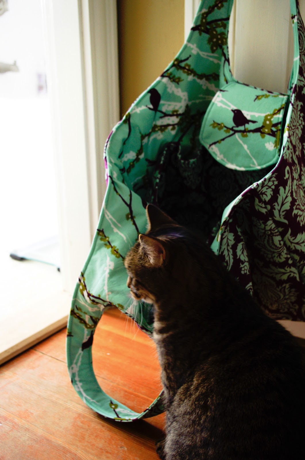 Chickadee and Osprey Amy Butler's Modern Diaper Bag Finished