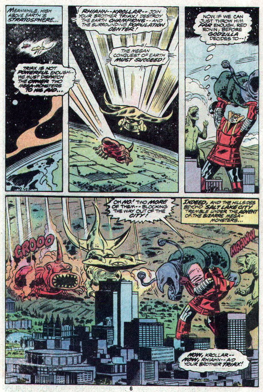 Read online Godzilla (1977) comic -  Issue #13 - 6