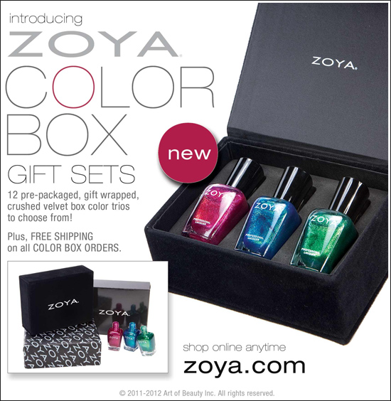 Zoya Nail Polish Holiday Gift Box Set Mythirtyspot