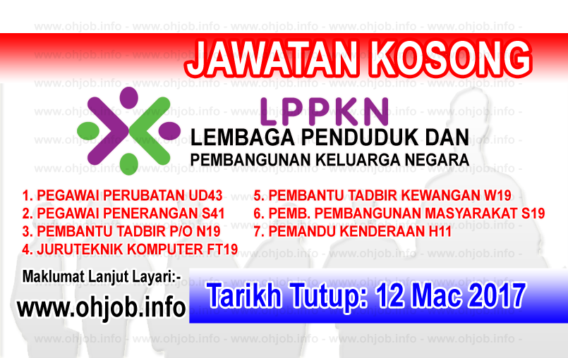 Jawatan Kerja Kosong LPPKN - Lembaga Penduduk dan Pembangunan Keluarga Negara logo www.ohjob.info mac 2017