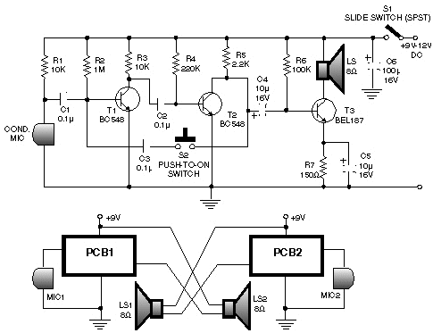 Basic Intercom Wiring Diagram - CIKERI