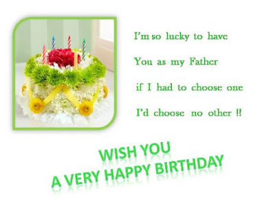 birthday msg for father from daughter
