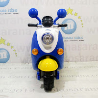 blue remote control battery toy motorcycle pliko
