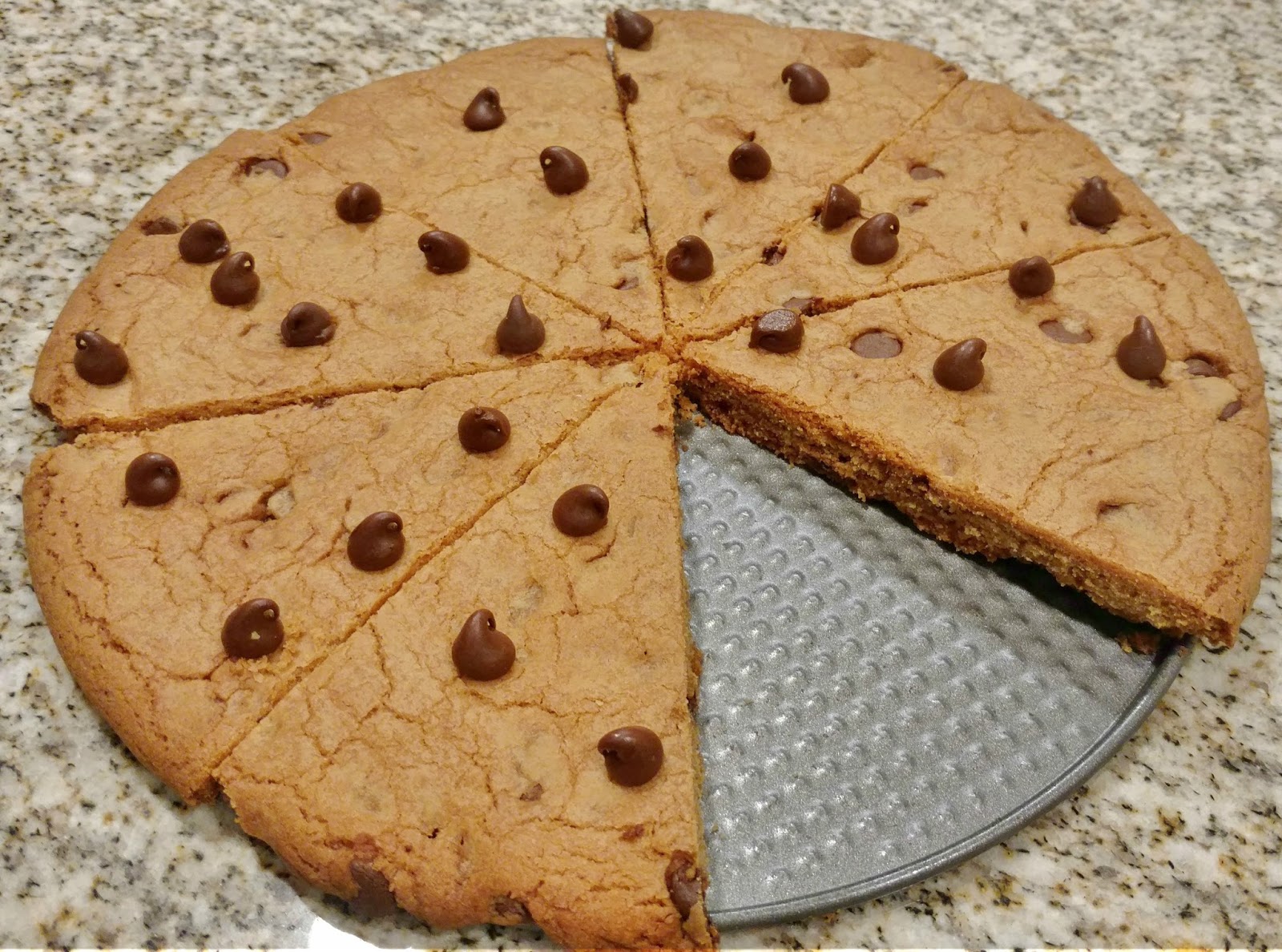 Hema's Cakes N Bakes COOKIZZA Chocolate Chip Cookie Pizza