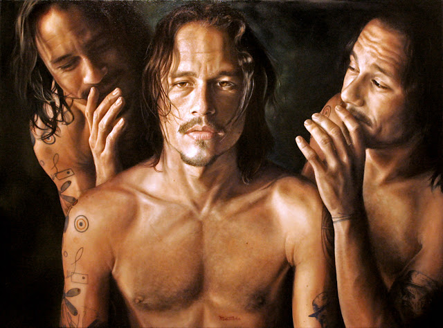 Heath Ledger, painting by Vincent Fantauzzo