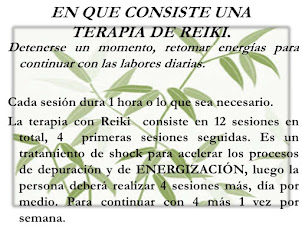 SESIONES DE REIKI