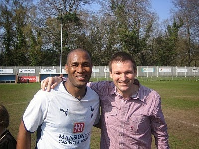 Me with Sir Les Ferdinand