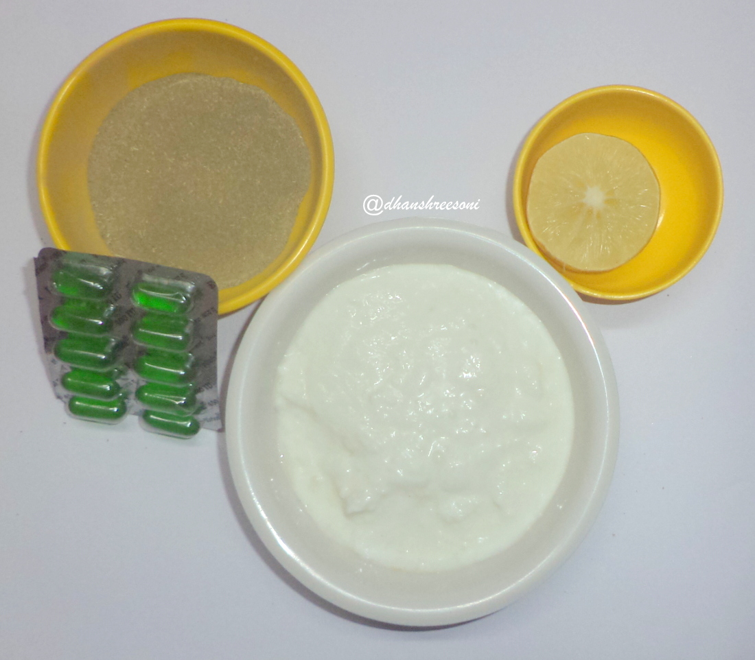 DIY hair pack to get rid of dandruff