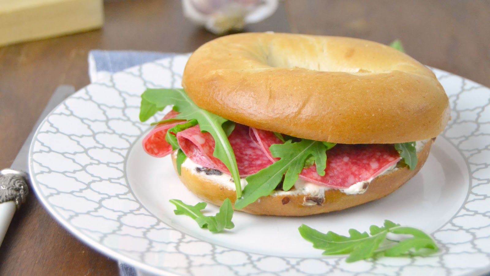 Bagels rellenos al estilo italiano Cuuking! Recetas de cocina