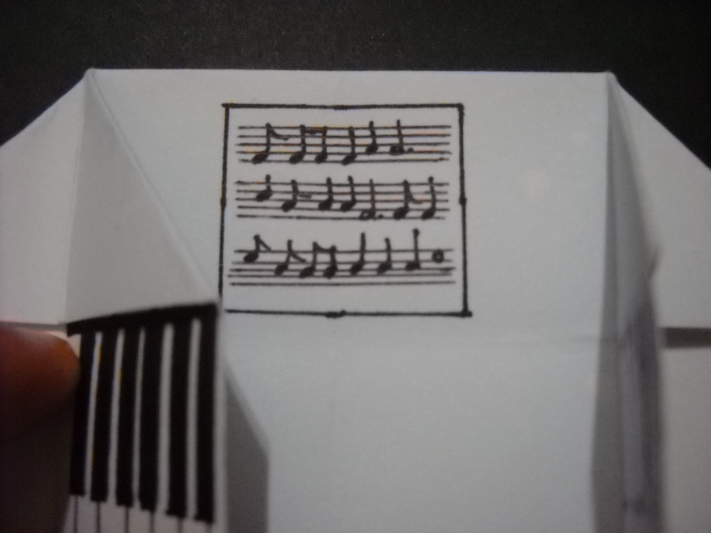 RED CRAFT How to fold an origami Piano