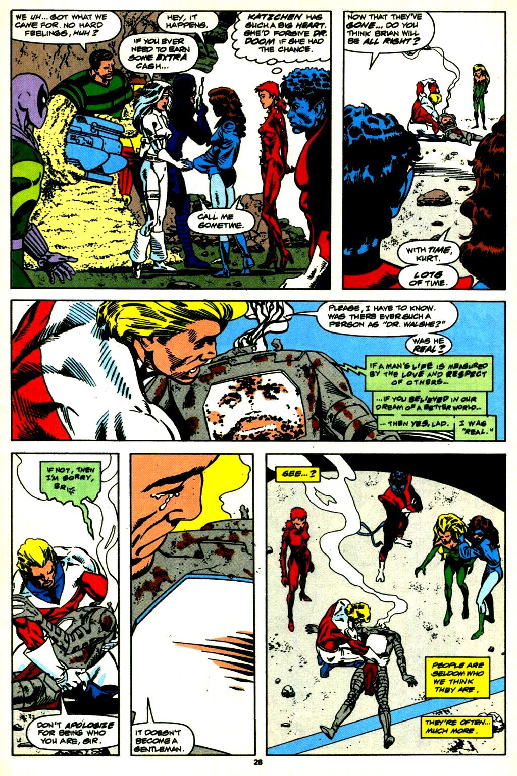 Read online Excalibur (1988) comic -  Issue #36 - 22