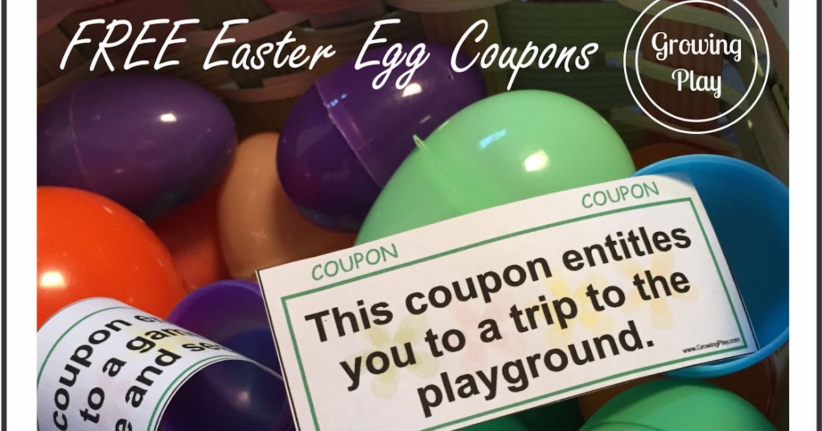 Growing Play Easter Basket Coupons