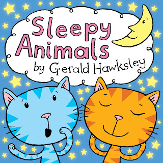 Cover design of Sleepy Animals a kindle children's bedtime ebook