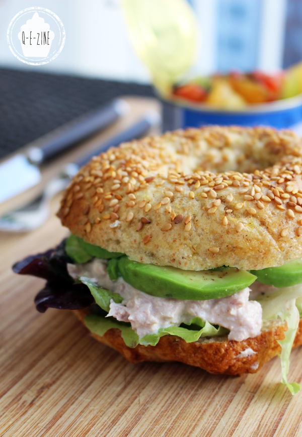 Qezine Bagels savoureux thon / avocat