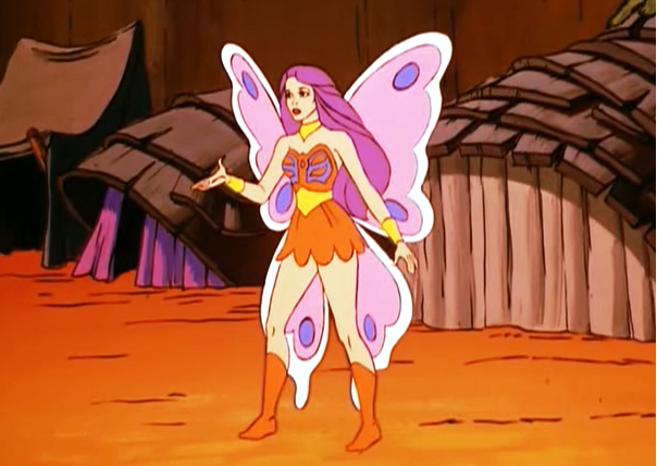 Parece mais uma das meninas de She-Ra mas não é. Flutterina é muito provave...