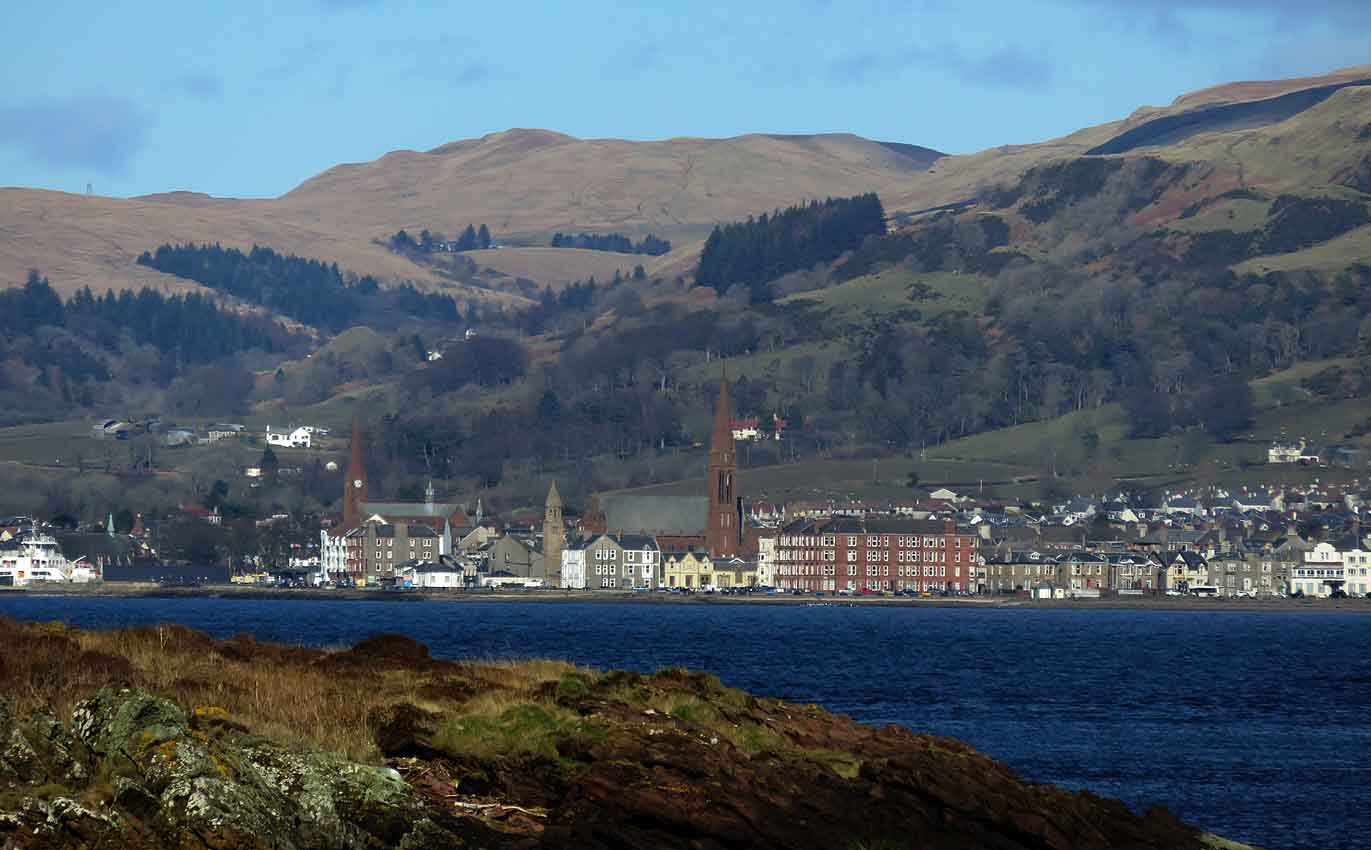 Alex and Bob`s Blue Sky Scotland Largs. Great Cumbrae. Millport. Arran. The Magical Firth of Clyde.