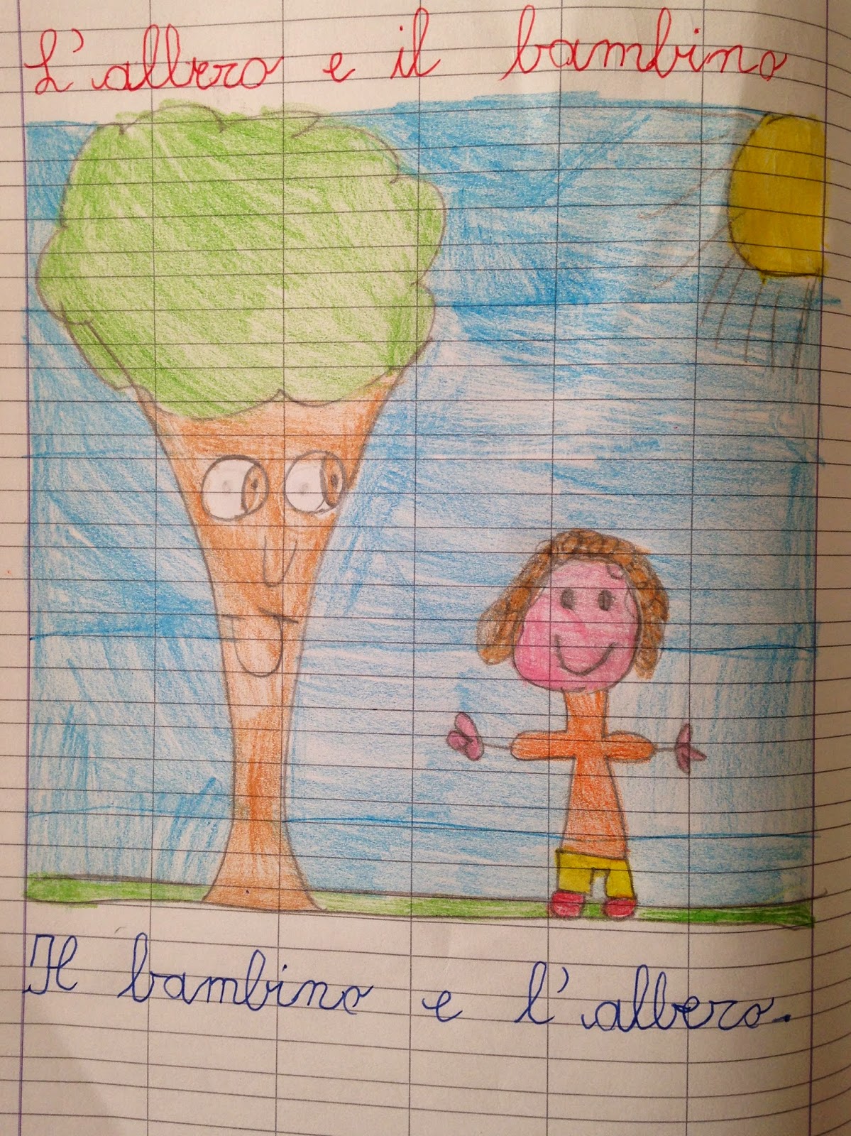 Il Contadino E L'albero Versione Greco