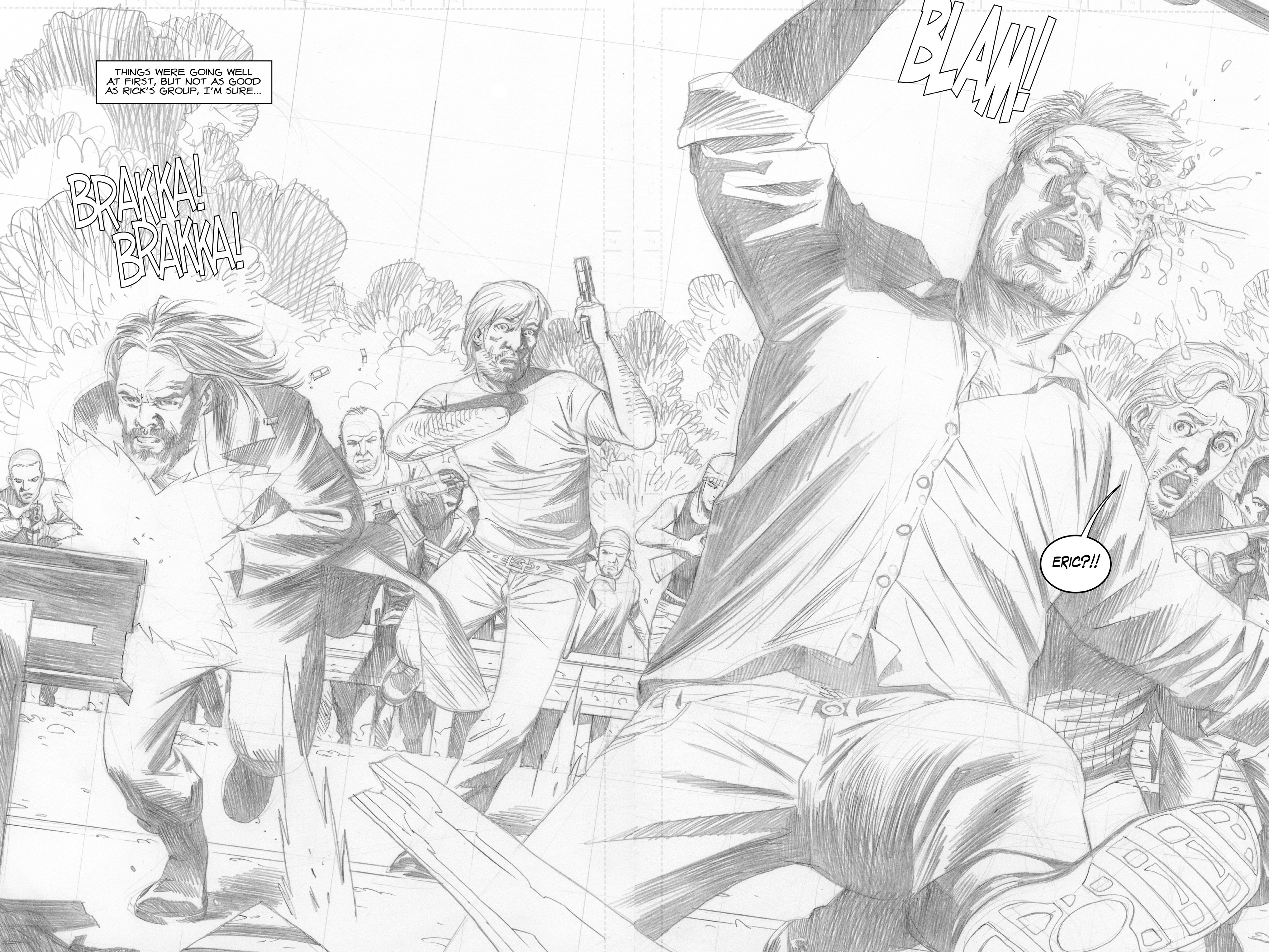 Read online The Walking Dead comic -  Issue # _All Out War Artist Proof Edition - 75