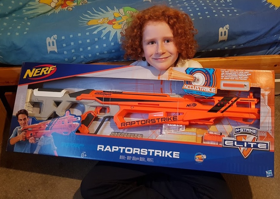 New Nerf Sniper Rifle Accustrike Raptor Strike Blaster Toy Guns