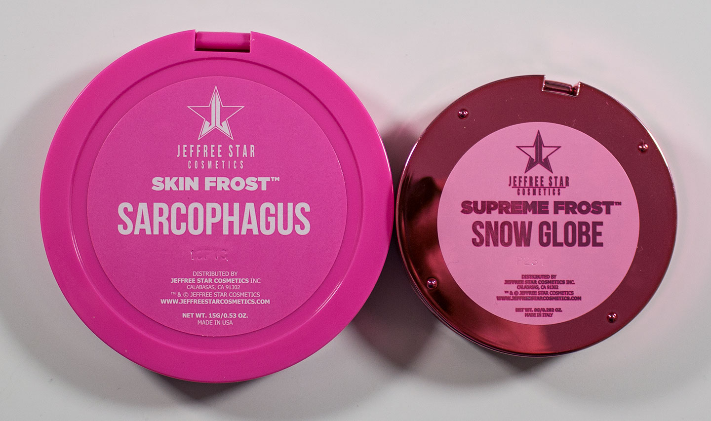 WARPAINT and Unicorns Jeffree Star Skin Frost in Sarcophagus and