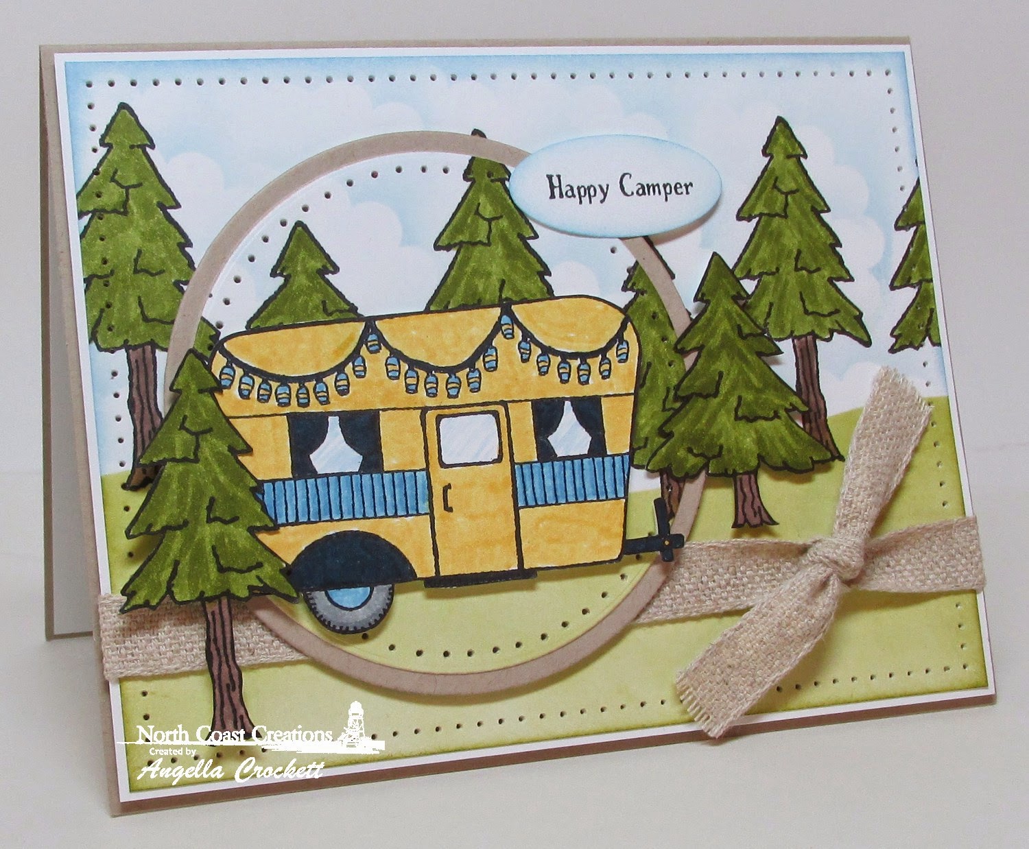 NCC Happy Camper, Card Designer Angie Crockett