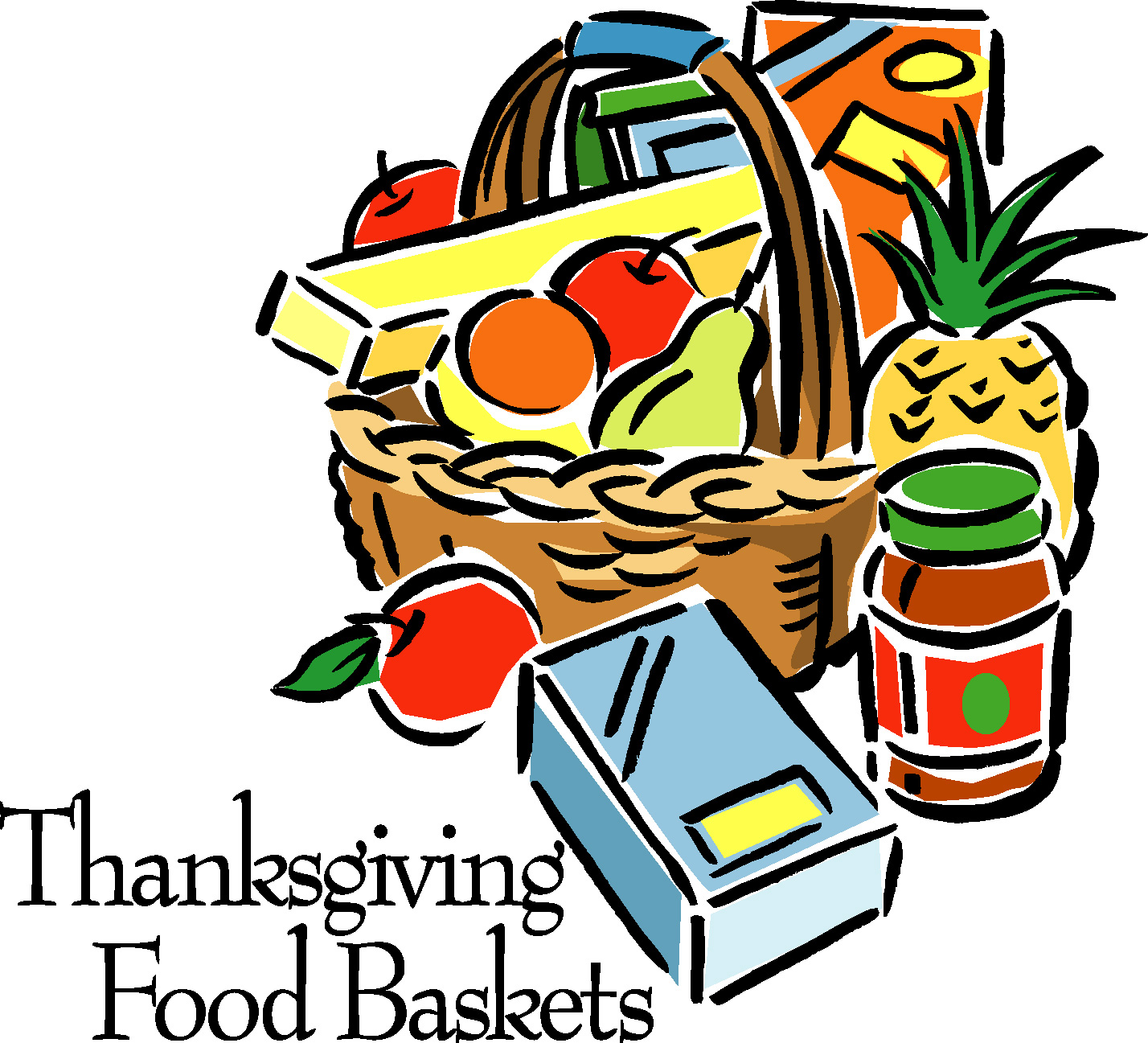 clipart thanksgiving basket - photo #2